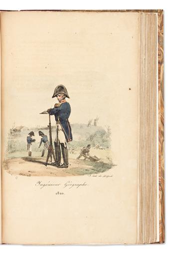 (COSTUME -- MILITARY.) Horace Vernet; and Eugene Lami. Collection des Uniformes des Armees Francaises de 1791 a 1814.